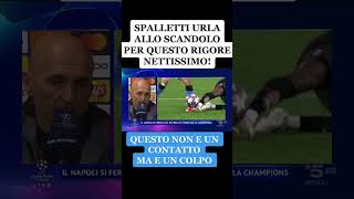 Spalletti grida allo scandalo. Napoli-Milan 1-1 #futbol #cassano #spalletti