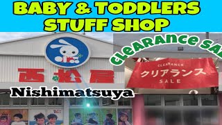 JAPAN VLOG | SHOPS WHERE YOU CAN BUY BABY AND TODDLER GOODS IN JAPAN | NISHIMATSUYA | 西松屋クリアランスセール