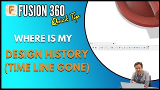 Fusion 360 - Design History Missing (Timeline Bar Gone)