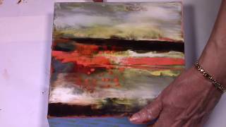 Abstract Art-Starting with a Colored Ground-Oil/Cold Wax