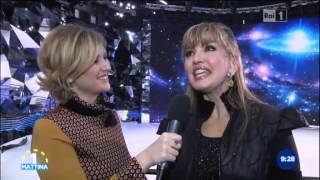 Margherita Basso intervista Milly Carlucci a Unomattina