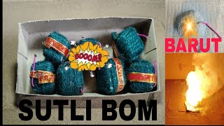 SUTLI BOM KO UNBOX KIYA #experiment #crakerstesting #DIWALI 2024