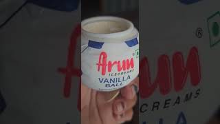 90's kids favourites Ball vanilla Ice-cream #Arun Ice-cream #vanilla Ice-cream #food #feedshorts #yt