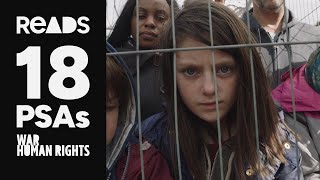 18 PSAs/PIFs about War and Human Rights