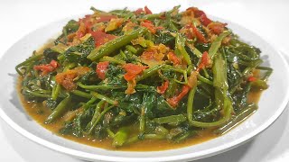 Baru Kali Ini Makan Kangkung Bisa Ngabisin Nasi 2 Piring Enak dan Nagih!!