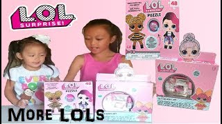 More L.O.L surprise Goodies | LOL Glitter Body Art | LOL Surprise Puzzle