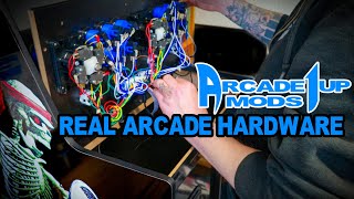 arcade1up mods! 🕹️ il joysticks & buttons, backlit coin doors, speaker grills, & screwcap covers!