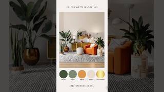 Balancing cool and warm colors to design your space #interiordesign#colors#youtubeshorts