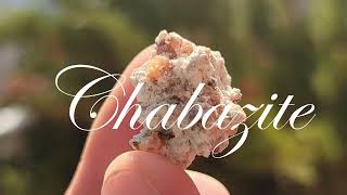 Chabazite - (Ca,K₂,Na₂,Mg)Al₂Si₄O₁₂ • 6H₂O