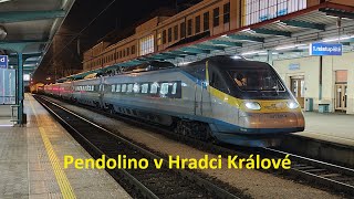 Pendolino v Hradci Králové aneb odklony dne 10.2.2024