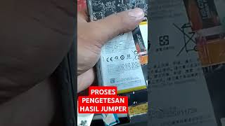 PENGETESAN LCD ROBEK KETIKA SELESAI DIJUMPER