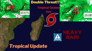 Cyclone Ana To Deliver Heavy Rain To Mauritius & Reunion! Madagascar landfall likely! Mozambique?!