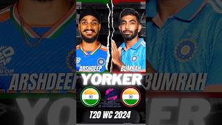 BUMRAH 🆚 ARSHDEEP | YORKER 🎯 #shorts