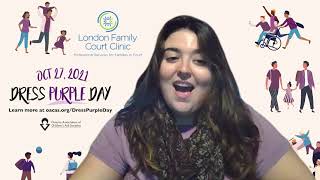 London Family Court Clinic | Dress Purple Day 2021