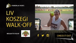 Liv Koszegi walk-off homerun