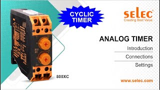 Cyclic Timer 800XC On-time & Off-time settings: Selec Videos