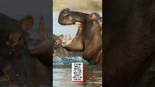 What are their closest living relatives Of Hippo ? #shorts #hippo