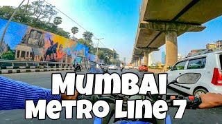 Mumbai Metro Line 7 - Gundavali to Dahisar East - Jan 2021