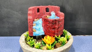 So fantastic waterfall fountain easy to make