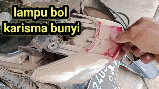 cara mengatasi lampu bol karisma yang goyang goyang