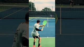 the POWER of a relaxed forehand  #tennisplayer  #tennis #rublev