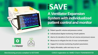 How to connect isave to ventilator