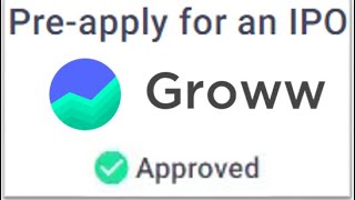 How pre apply for an IPO on Groww via app | Step by Step Tutorial Pre-apply IPO