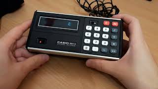 Капсула времени! Калькулятор Casio Root-8 (1973) | Vintage Casio Root-8 electronic calculator