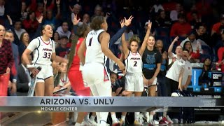 Freshman Lauryn Swann leads Arizona Women's Basketball to 75-66 win over UNLV