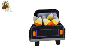 Candy Corn Truck SVG Assembly Tutorial