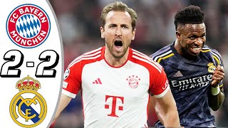 Bayern München vs Real Madrid 2-2 Highlights & All Goals 2024