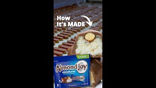 Food Factory [How It's Made]  Кокосовые батончики Линия по производству шоколада Factory #Shorts