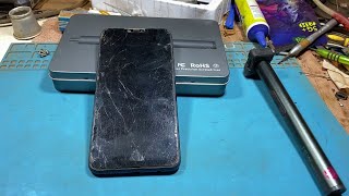 I repaired the  guest phone that he had dropped from the motocyle || How to restoration oppo a3s.