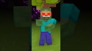 Zombie Girl & Death Note p7 - minecraft animation #shorts