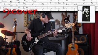 Sting - Fragile - Bass Cover with Tabs in 4K