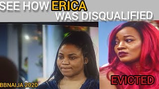 SEE HOW ERICA WAS DISQUALIFIED | ERICA DISQUALIFIED |LUCY EVICTED | NEO AND VEE GETS FINAL WARNINGS