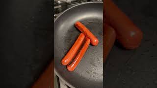 Sizzling Creations: Elevate Your Taste with a Homemade Hotdog Masterpiece #subscribe #viral #like