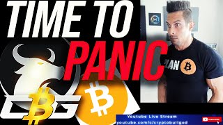 All In The Charts: PANIC!!!  Daily Bitcoin Crypto TA News LIVE #Bitcoin #Crypto #Cryptocurrency