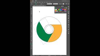 Chrome Logo Design #shorts #illustrator #illustration #technofyit #trending