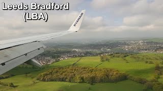 Approach and Landing at Leeds Bradford Airport (LBA)