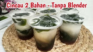 Resep cincau hijau TANPA BLENDER DAN TIDAK LANGU