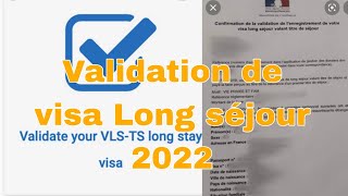 المرحلة الأولى بعد الوصول الى فرنسا🇨🇵  Validation du Visa Long Séjour valant Titre de Séjour