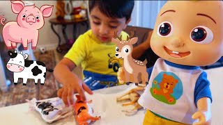 Animals Name With Cocomelon JJ for Babies, Toddlers, Preschool Kids | Mommy & Baby |