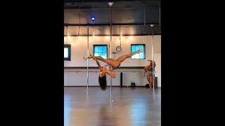 pole invert tricks - Jade split