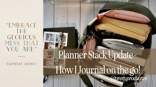 HOW I USE MY PLANNERS CURRENTLY| Planning and Journalling on the Go!