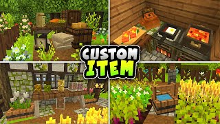 CUSTOM ITEM TEXTURE TERKEREN DI MCPE !! BISA BUAT DEKORASI !! - MCPE 1.16.40