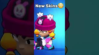 New Vs Old Skins Brawl STARS🔥😳 #brawlstars #supercell