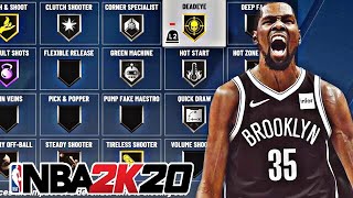 NBA 2K20 BEST SHOOTING AND PLAYMAKING BADGES AFTER PATCH 1.04 GREEN EVERYTHING!!!!