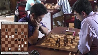 QUEEN'S PAWN GAME OPENING!!! HIKARU NAKAMURA VS VLADIMIR KRAMNIK - BLITZ CHESS 2016