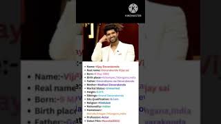 Vijay Devarakonda biography in Hindi #PN Meena9352#Viral#youtubeshorts #viralvideo #shorts #trending